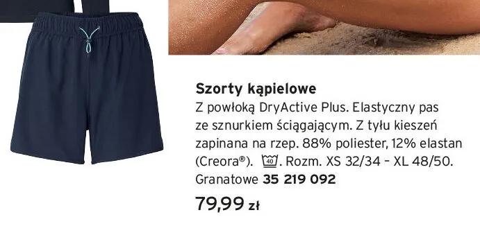 Szorty kąpielowe promocja w Tchibo