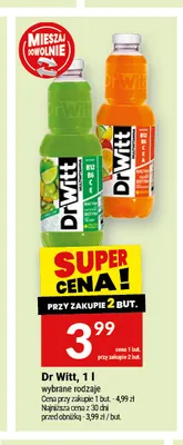 Napój Dr Witt promocja w Twój Market