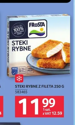 Steki rybne z fileta Frosta promocja w Selgros