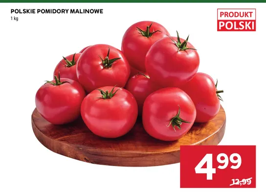 Pomidory malinowe polskie promocja w Stokrotka