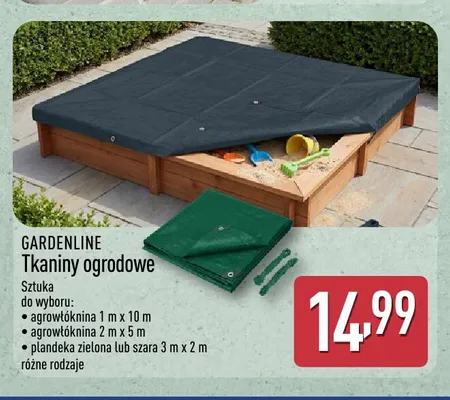 Agrowłóknina Gardenline 1mx10 m promocja w Aldi