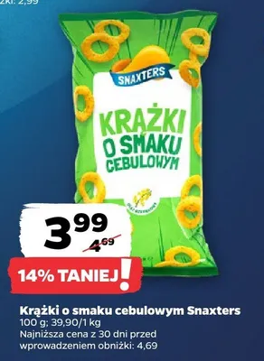 Krążki o smaku cebulowym promocja w Netto