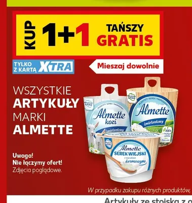 Artykuły marki Almette promocja w Kaufland