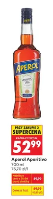 Aperitif Aperol Aperitivo promocja w Biedronka