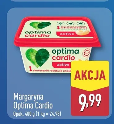 Margaryna Optima Cardio promocja w Aldi