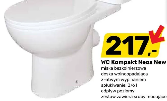 WC Kompakt Neos New promocja w Bricomarche