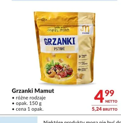 Grzanki Mamut promocja w Makro