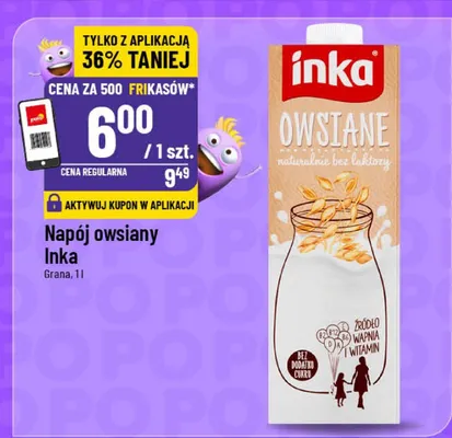 Napój owsiany Inka Grana promocja w POLOmarket