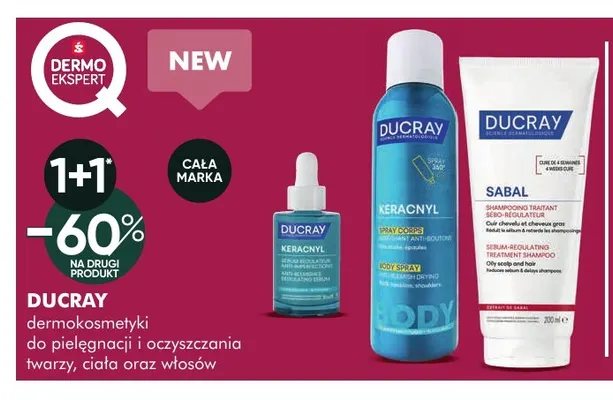 Dermokosmetyki do pielęgnacji i oczyszczania twarzy ciała oraz włosów Ducray promocja w Super-Pharm