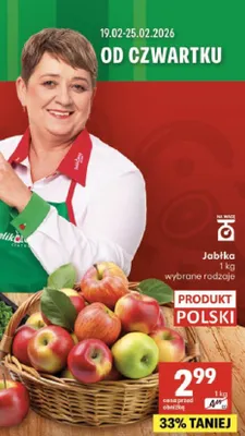 Jabłka wybrane rodzaje promocja w Delikatesy Centrum