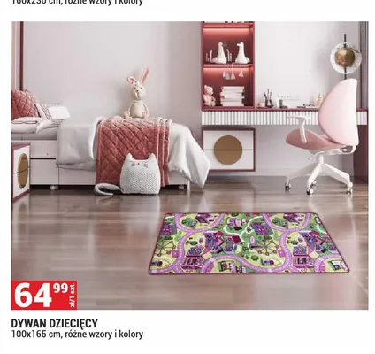 Dywan dziecięcy 100x165cm promocja w Merkury Market