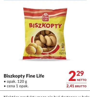 Biszkopty Fine Life promocja w Makro