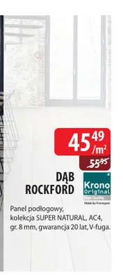 Panel podłogowy Dąb Rockford Krono Original promocja w Dobre Dla Domu