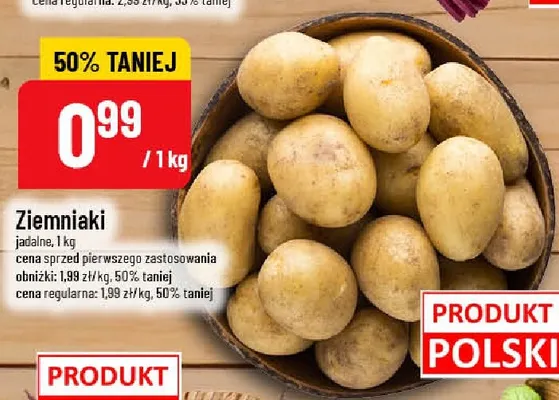 Ziemniaki jadalne promocja w POLOmarket
