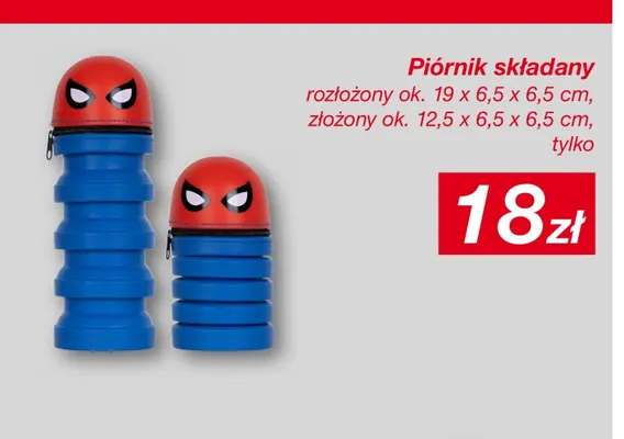 Piórnik składany Marvel Spider-Man promocja w KiK