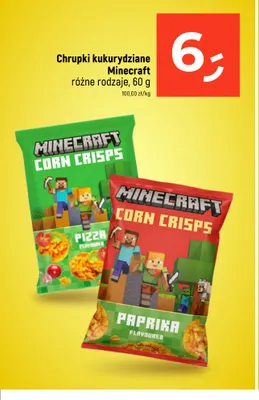 Chrupki kukurydziane Minecraft Pizza promocja w Dealz