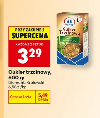 Cukier trzcinowy Diamant promocja w Biedronka