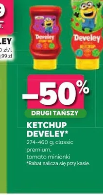 Ketchup classic Develey promocja w Stokrotka