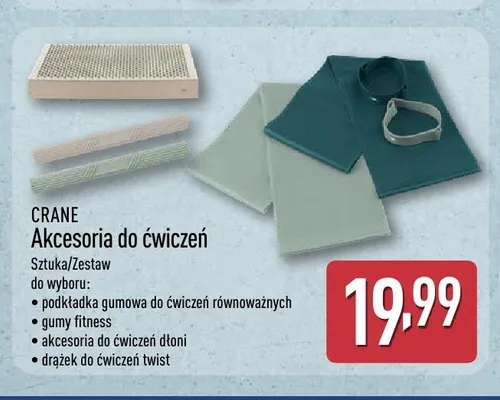 Akcesoria do ćwiczeń dłoni Crane promocja w Aldi