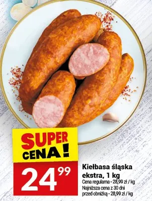 Kiełbasa ślązaka ekstra promocja w Twój Market