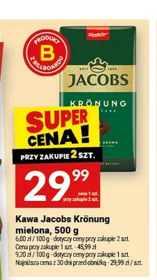 Kawa Jacobs Krönung mielona promocja w Twój Market