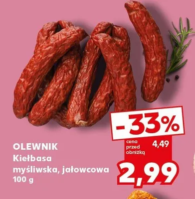 Kiełbasa mysliwska, jałowcowa promocja w Kaufland