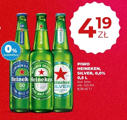 Piwo bezalkoholowe Heineken promocja w Duży Ben