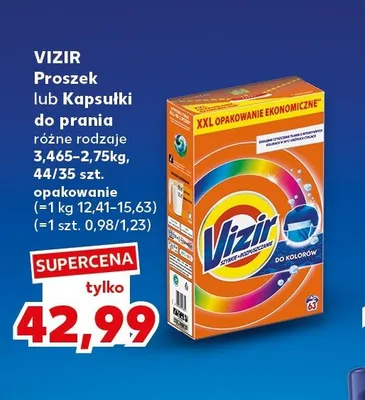 Środki do prania Vizir promocja w Kaufland