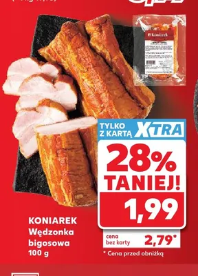 Wędzonka bigosowa Koniarek promocja w Kaufland