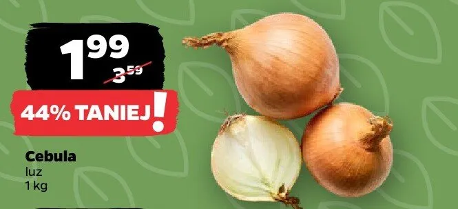 Cebula luz promocja w Netto
