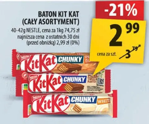 Baton Kit Kat promocja w Arhelan