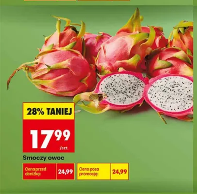 Smoczy owoc promocja w Biedronka