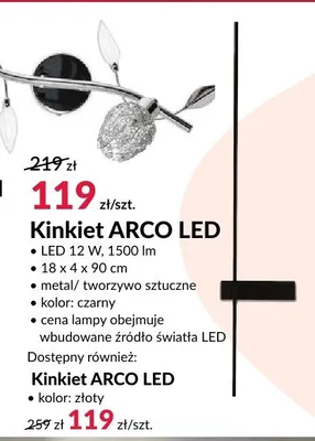 Kinkiet ARCO LED promocja w Salony Agata