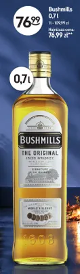 Whisky Bushmills promocja w Żabka