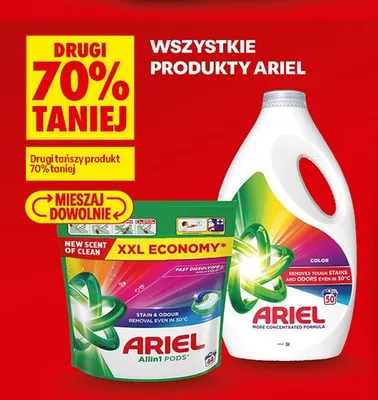 Produkty Ariel promocja w Biedronka