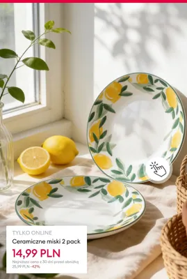 Ceramiczne miski 2-pak promocja w Sinsay