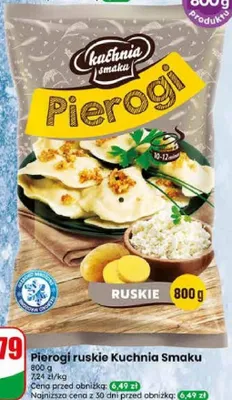 Pierogi ruskie Kuchnia Smaku promocja w Dino