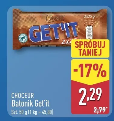 Batonik Get'it promocja w Aldi