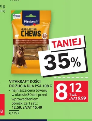 Kości do żucia dla psa Vitakraft promocja w Selgros