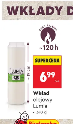 Wkład olejowy Lumia promocja w Biedronka