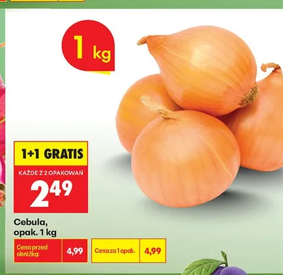 Cebula promocja w Biedronka