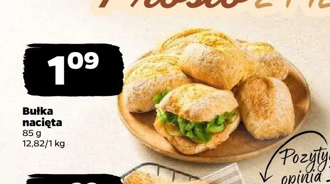 Bułka nacięta promocja w Netto
