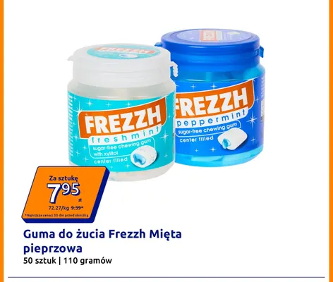 Guma do żucia Frezzh Mięta pieprzowa promocja w Action