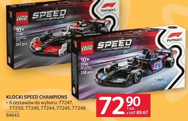 Klocki SPEED CHAMPIONS promocja w Selgros