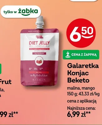 Galaretka Konjac Beketo Diet Jelly mango promocja w Żabka