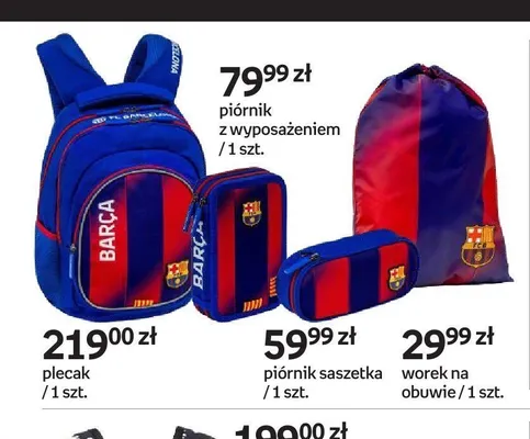 Plecak szkolny FC Barcelona promocja w Empik