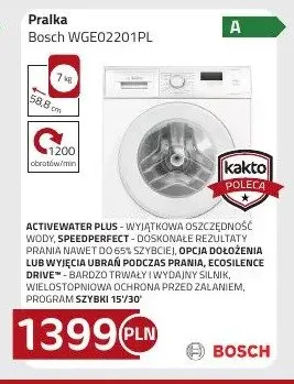 Pralka WGE02201PL promocja w kakto.pl