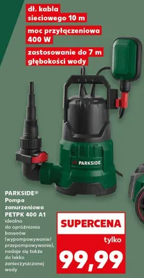 Pompa zanurzeniowa Parkside PETPK 400 A1 promocja w Kaufland
