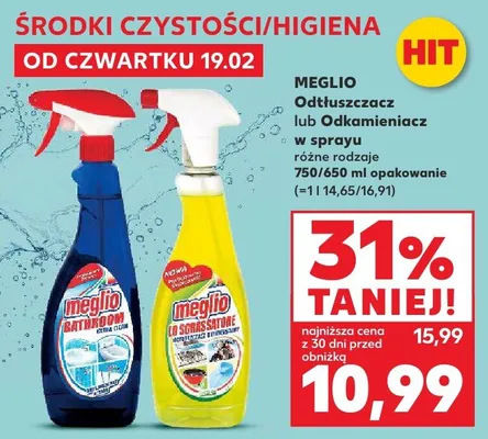 Odkamieniacz w sprayu różne rodzaje promocja w Kaufland
