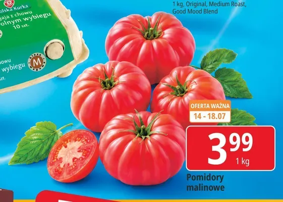 Pomidory romantic promocja w Leclerc